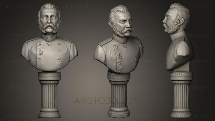Busts and bas-reliefs of famous people (BUSTC_0673) 3D model for CNC machine